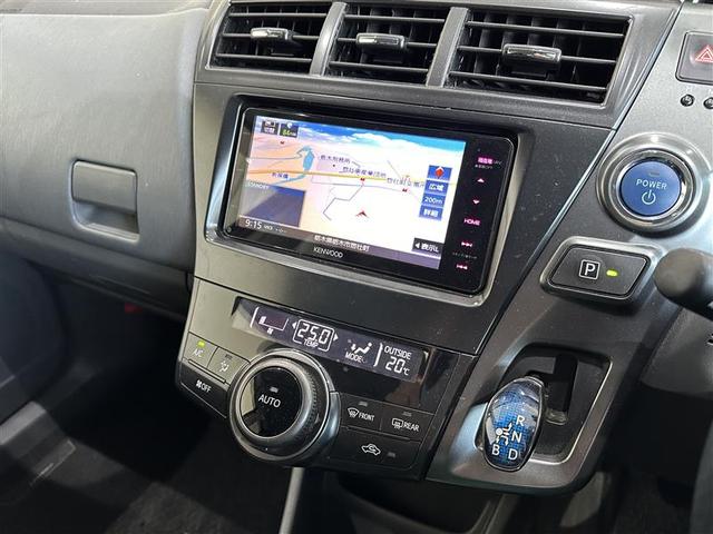 プリウスα S チューン ブラック PW LEDライト 地デジTV DVD再生機能 メモリナビ セキュリティー ETC付き 横滑り防止 スマートキープッシュスタート TVナビ キーレスエントリー サイドカーテンエアバック アルミホイール(14枚目)