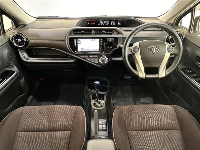 アクア Ｇ　誤発進抑制機能　バックモニタ　セキュリティー　メンテナンスノート　デュアルエアバック　ナビＴＶ　パワーウィンドウ　１オーナ－　ＥＳＣ　ＡＴエアコン　ＡＢＳ　パワーステアリング　アルミ　運転席エアバッグ（8枚目）