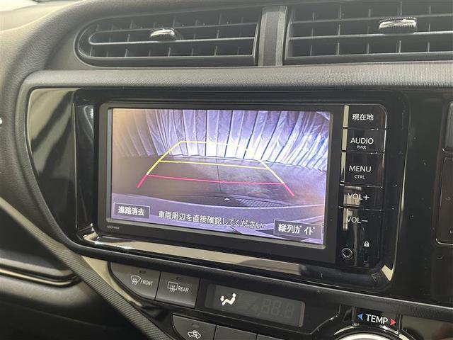 アクア Ｇ　誤発進抑制機能　バックモニタ　セキュリティー　メンテナンスノート　デュアルエアバック　ナビＴＶ　パワーウィンドウ　１オーナ－　ＥＳＣ　ＡＴエアコン　ＡＢＳ　パワーステアリング　アルミ　運転席エアバッグ（13枚目）