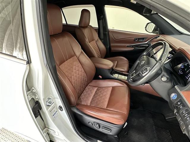 ハリアーハイブリッド プログレス　ワンオーナ－　クルコン　ＬＥＤ　ナビＴＶ　Ｂカメラ　アルミホイール　フルセグテレビ　横滑り防止機能　オートエアコン　Ｐシート　ＤＶＤ　パワーステアリング　エアバッグ　ＡＢＳ　盗難防止装置　４ＷＤ（9枚目）