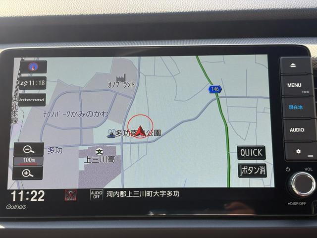 フィット ｅ：ＨＥＶクロスター　１オーナー・センシング純正ナビＢカメラＥＴＣ（4枚目）