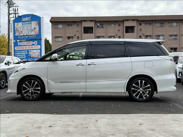 エスティマ アエラス プレミアムエディション 中後期 両電スラ フルセグナビ フリップダウンモニター Bモニ スマートキー Pスタ Cセンサー ETC ドラレコ クルコン ステリモ ハーフレザー Pシート キセノン フォグ Aライト マット(6枚目)