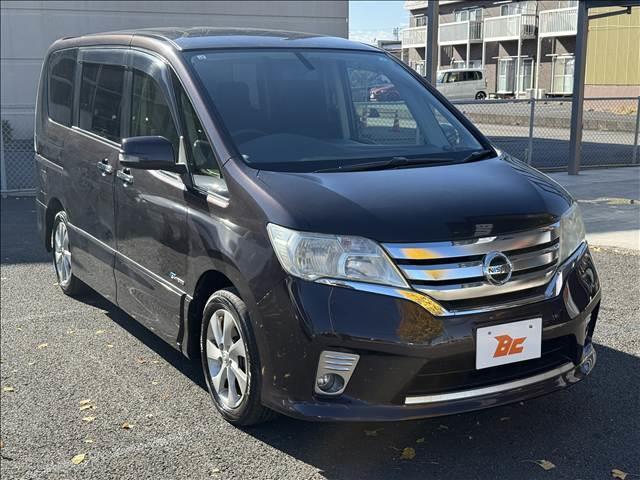 セレナ ハイウェイスター　Ｖセレクション　両電スラ　フルセグナビ　フリップダウンモニター　インテリキー　Ｐスタート　クルコン　ＢＴ　ＤＶＤ再生　ＥＴＣ　横滑り防止　ロールサンシェード　シートバックテーブル　Ｐガラス　ＵＶカット　ＩＳＯＦＩＸ（5枚目）