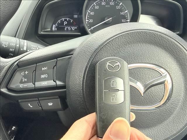 デミオ ＸＤ　スマートシティブレーキ　ＢＳＭ　Ｃセンサー　車線逸脱警報　スマートキー　Ｐスタート　ＢＴ　ラジオ　ステリモ　Ａライト　ｉ－ｓｔｏｐ　レベライザー　横滑り防止　サイド／カーテンＳＲＳ　Ｐガラス（29枚目）