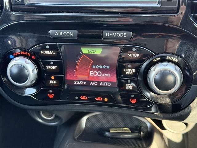 ジューク １５ＲＸ　フルセグナビ　アラウンドビューモニター　ＢＴ　ＤＶＤ再生　スマートキー　Ｐスタ　ＨＩＤライト　Ａライト　フォグ　Ａスト　ＥＴＣ　ドラレコ　アームレスト　電格ミラー　横滑り防り　カーテンサイドエアバ（12枚目）