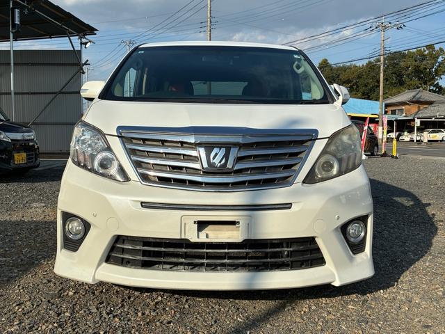 アルファード 240S キーレス エアバック パワステ パワーウインドウ カーテンエアバッグ リアオートエアコン 電動格納ミラー 衝突安全ボディ スマートキー ABS DVD再生 リアカメラ 盗難防止装置(3枚目)