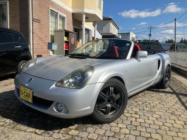 MR-S Sエディション 後期型 6速マニュアル 新品幌 赤内装 TRDマフラー 16インチアルミホイール ドライブレコーダー 1ZZエンジン エアバック パワーウィンドウ ETC 禁煙車 衝突安全ボディ(9枚目)
