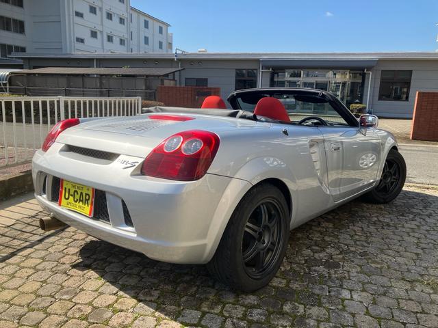 MR-S Sエディション 後期型 6速マニュアル 新品幌 赤内装 TRDマフラー 16インチアルミホイール ドライブレコーダー 1ZZエンジン エアバック パワーウィンドウ ETC 禁煙車 衝突安全ボディ(10枚目)