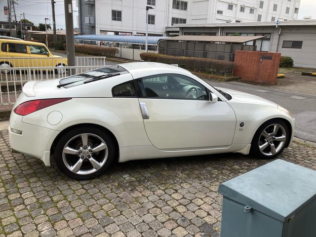 フェアレディZ バージョンT 車検2年付き BOSEサウンドシステム Z33後期純正アルミ ナビ CD DVD ETC バックモニター レザーシート シートヒーター パワーシート キーレス MTモード付5AT 2シーター(11枚目)