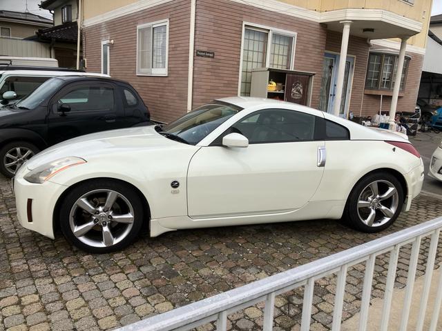 フェアレディZ バージョンT 車検2年付き BOSEサウンドシステム Z33後期純正アルミ ナビ CD DVD ETC バックモニター レザーシート シートヒーター パワーシート キーレス MTモード付5AT 2シーター(14枚目)