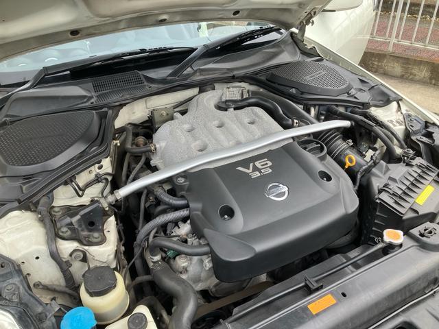 フェアレディZ バージョンT 車検2年付き BOSEサウンドシステム Z33後期純正アルミ ナビ CD DVD ETC バックモニター レザーシート シートヒーター パワーシート キーレス MTモード付5AT 2シーター(47枚目)