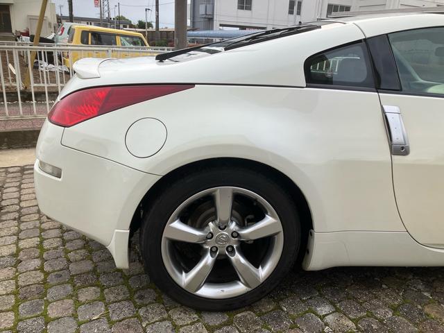 フェアレディZ バージョンT 車検2年付き BOSEサウンドシステム Z33後期純正アルミ ナビ CD DVD ETC バックモニター レザーシート シートヒーター パワーシート キーレス MTモード付5AT 2シーター(54枚目)