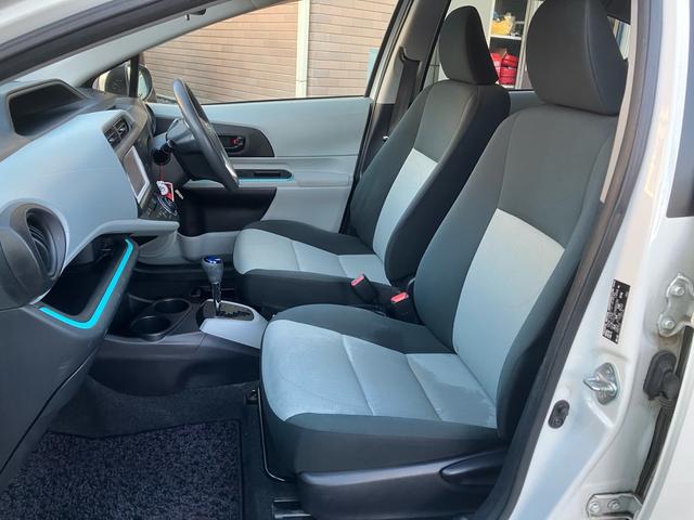 アクア S 保証1年 車検2年付き ハイブリッド ナビ Bluetooth テレビ バックモニター ETC 寒冷地仕様 ミラーヒーター オートエアコン デュアルエアバック キーレスエントリー ABS(41枚目)