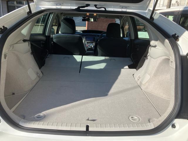 プリウス S 保証1年 車検2年 ハイブリッド 後期型 ナビ テレビ Bluetooth ドライブレコーダー スマートキー パワーステアリング パワーウィンドウ サイドエアバッグ オートエアコン(46枚目)