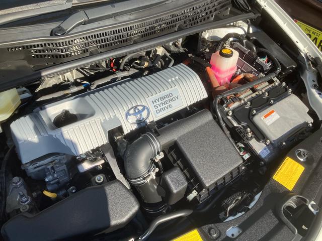 プリウス S 保証1年 車検2年 ハイブリッド 後期型 ナビ テレビ Bluetooth ドライブレコーダー スマートキー パワーステアリング パワーウィンドウ サイドエアバッグ オートエアコン(64枚目)