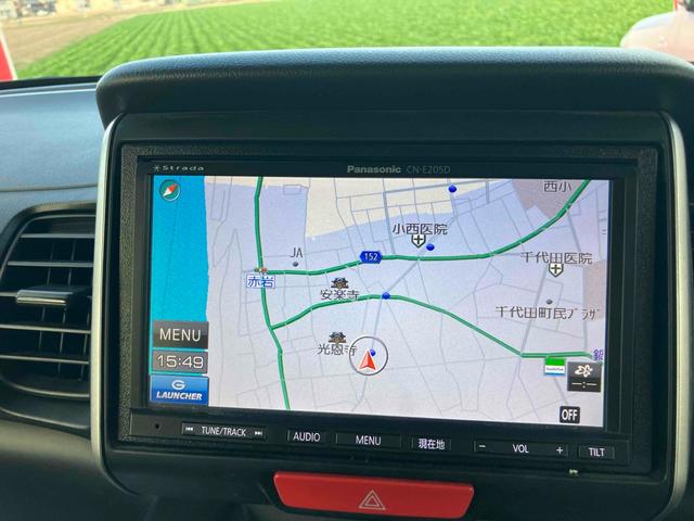 N-BOX G SSパッケージ ETC バックカメラ 両側電動スライドドア ナビ HID スマートキー アイドリングストップ 電動格納ミラー シートヒーター ベンチシート CVT 盗難防止システム ABS ESC アルミホイール(4枚目)