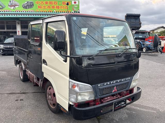 キャンター Wキャブ トラック MT 後輪ダブル ETC エアコン パワーウィンドウ 運転席エアバッグ(3枚目)