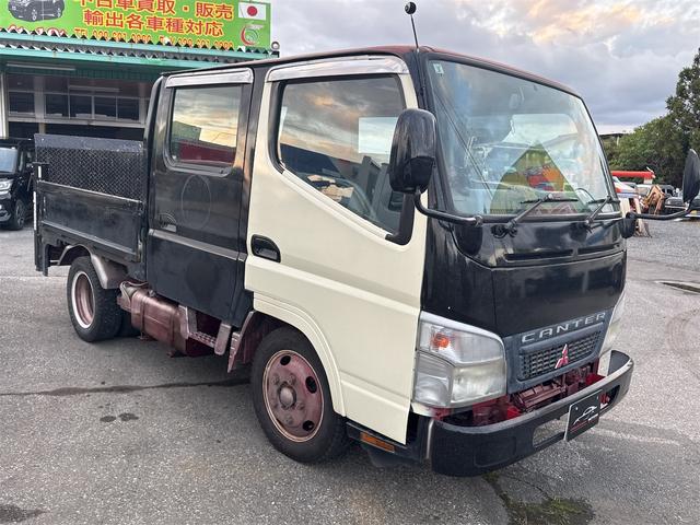 キャンター Wキャブ トラック MT 後輪ダブル ETC エアコン パワーウィンドウ 運転席エアバッグ(4枚目)