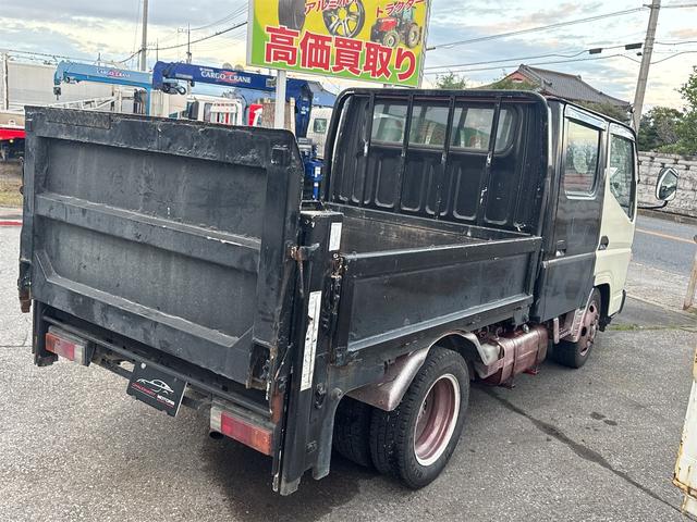 キャンター Wキャブ トラック MT 後輪ダブル ETC エアコン パワーウィンドウ 運転席エアバッグ(9枚目)