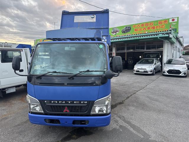 キャンター ダンプ　ＭＴ　後輪ダブル　電動格納ミラー　エアコン　パワーウィンドウ　運転席エアバッグ　記録簿（3枚目）