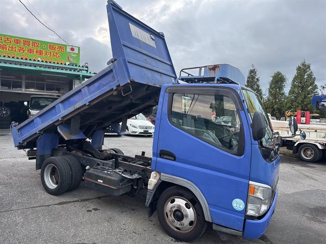 キャンター ダンプ　ＭＴ　後輪ダブル　電動格納ミラー　エアコン　パワーウィンドウ　運転席エアバッグ　記録簿（7枚目）