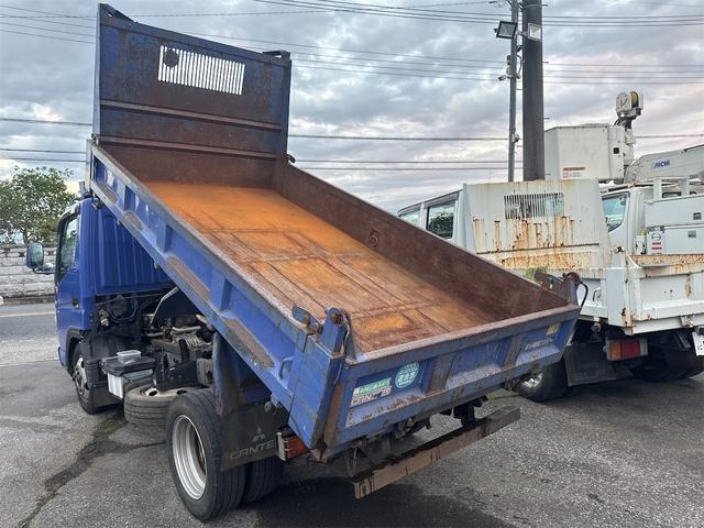 キャンター ダンプ　ＭＴ　後輪ダブル　電動格納ミラー　エアコン　パワーウィンドウ　運転席エアバッグ　記録簿（10枚目）