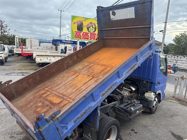 キャンター ダンプ　ＭＴ　後輪ダブル　電動格納ミラー　エアコン　パワーウィンドウ　運転席エアバッグ　記録簿（13枚目）