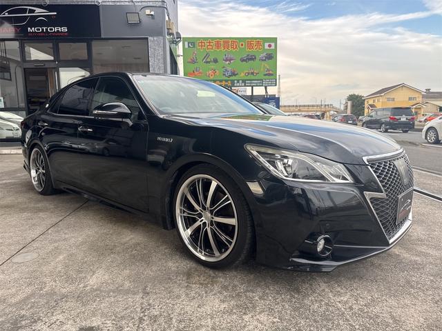 クラウンハイブリッド アスリートS ETC クリアランスソナー オートクルーズコントロール バックカメラ ナビ TV アルミホイール HID CVT スマートキー 電動格納ミラー 盗難防止システム CD 衝突安全ボディ ABS ESC(15枚目)