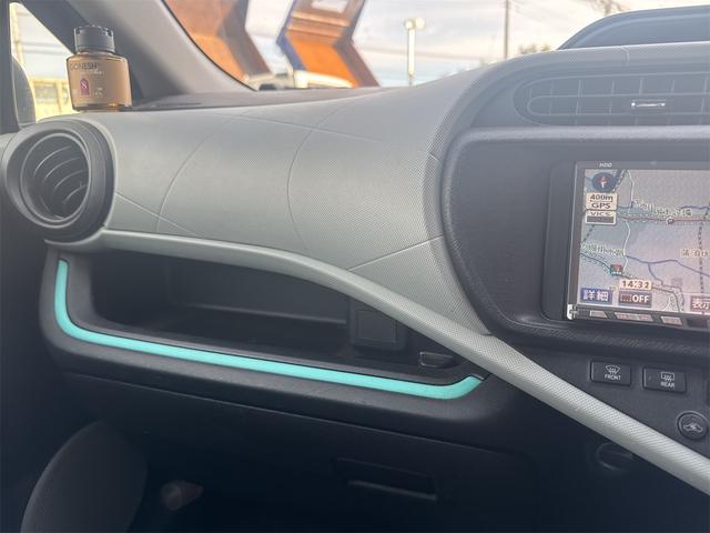 アクア S ドライブレコーダー ETC ナビ スマートキー 電動格納ミラー CVT 衝突安全ボディ ABS ESC エアコン パワーステアリング パワーウィンドウ(26枚目)