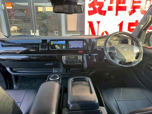 ハイエースワゴン GL ETC バックカメラ ナビ TV レーンアシスト 衝突被害軽減システム 電動スライドドア オートマチックハイビーム スマートキー 電動格納ミラー 後席モニター AT CD USB(6枚目)