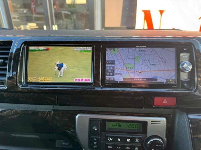 ハイエースワゴン GL ETC バックカメラ ナビ TV レーンアシスト 衝突被害軽減システム 電動スライドドア オートマチックハイビーム スマートキー 電動格納ミラー 後席モニター AT CD USB(7枚目)