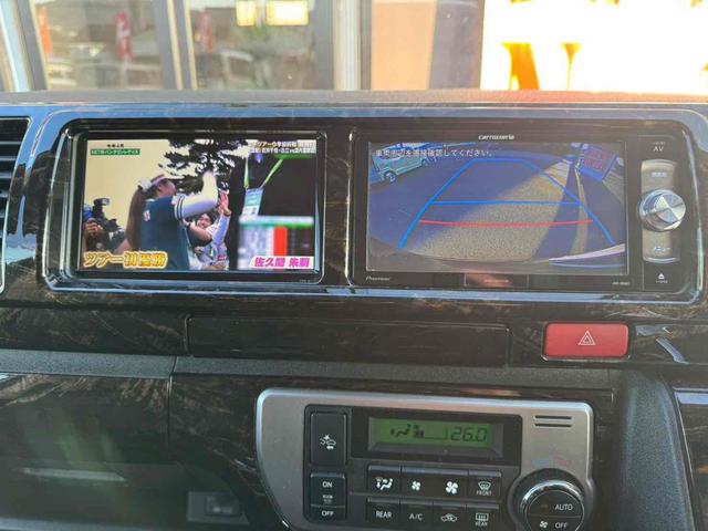 ハイエースワゴン GL ETC バックカメラ ナビ TV レーンアシスト 衝突被害軽減システム 電動スライドドア オートマチックハイビーム スマートキー 電動格納ミラー 後席モニター AT CD USB(8枚目)