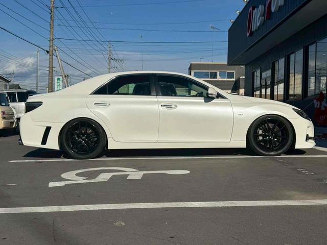 マークX 250G Sパッケージ G’s ETC バックカメラ ナビ TV アルミホイール オートライト HID AT スマートキー 電動格納ミラー 盗難防止システム CD Bluetooth 衝突安全ボディ ABS ESC エアコン(2枚目)