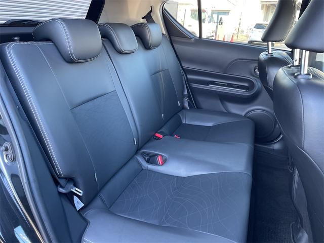 アクア Ｇブラックソフトレザーセレクション　純正ＳＤナビ　バックカメラ　禁煙車　スマートキー　ＬＥＤヘッドライト　ＥＴＣ　オートエアコン　Ｂｌｕｅｔｏｏｔｈ　フルセグ（20枚目）