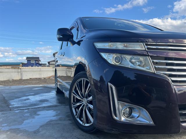 エルグランド 250ハイウェイスター 純正ナビTV ドライブレコーダー ETC バックカメラ 両側電動スライドドア HID スマートキー 後席モニター 3列シート オットマン アルミホイール CD DVD再生 ミュージックプレイヤー接続可(5枚目)