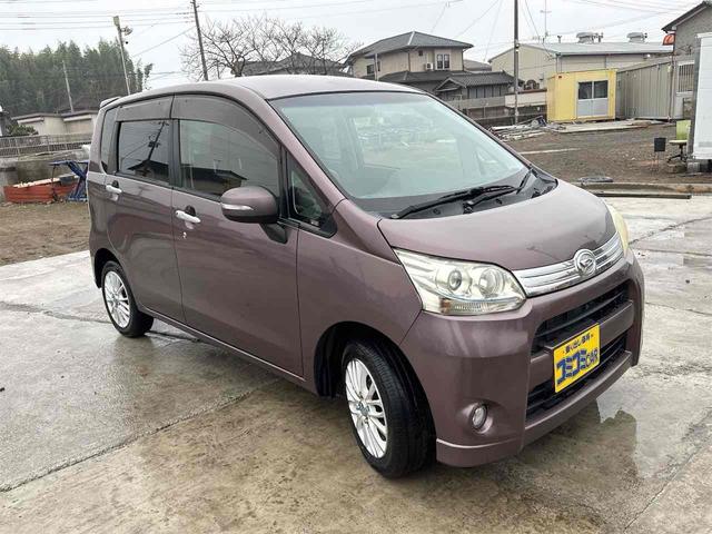 ムーヴ カスタム　Ｘ　ＥＴＣ　ナビ　ＨＩＤ　ＬＥＤヘッドランプ　スマートキー　アイドリングストップ　電動格納ミラー　ベンチシート　ＣＶＴ　盗難防止システム　ＡＢＳ　ＣＤ　ＤＶＤ再生　アルミホイール　ランフラットタイヤ（2枚目）