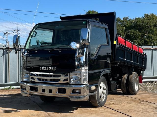 エルフトラック 強化ダンプ 3t強化ダンプ 全塗装済み コボレーン付き 走行7万Km台(3枚目)