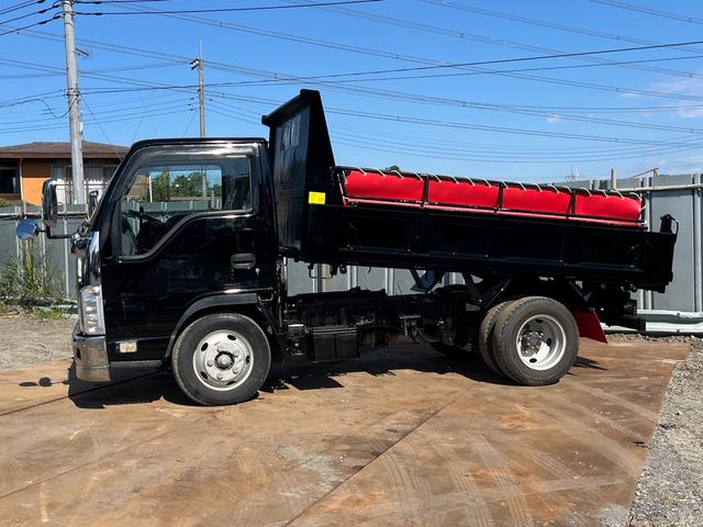 エルフトラック 強化ダンプ 3t強化ダンプ 全塗装済み コボレーン付き 走行7万Km台(4枚目)