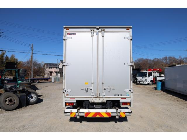 キャンター 　ワイド　ロング　格納ゲート　バックカメラ　ＥＴＣ２．０　キーレス　積載３．４５ｔ　パブコ　９０度ストッパー　引出しフック５対　ラッシング２段　床木　新明和　格納３枚　ラジコン　最大昇降質量１０００ｋｇ（11枚目）