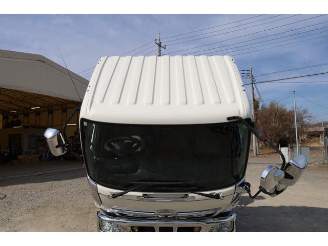 ヒノレンジャー 　新明和製コンテナ専用車　ベッド　メッキ　６ＭＴ　積載３．８５ｔ　２０１４／１０　新明和　ＣＣＡ４４－３０　Ｆ５１０４３８４８１　ツインホイスト　キャブバックステップ（8枚目）