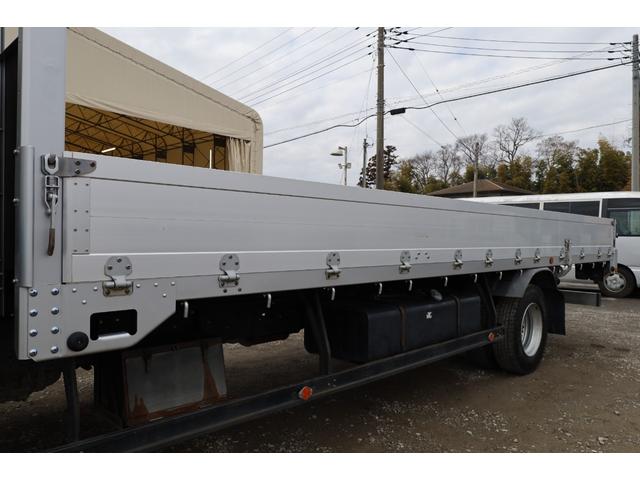 フォワード 　６２標準　ベッド　アルミヒラ　２４０馬力　６ＭＴ　積載３．９トン　＜平＞パブコ　３方開　床木製　セイコーラック　ロープフックサイド１４対　リア３ヶ（11枚目）