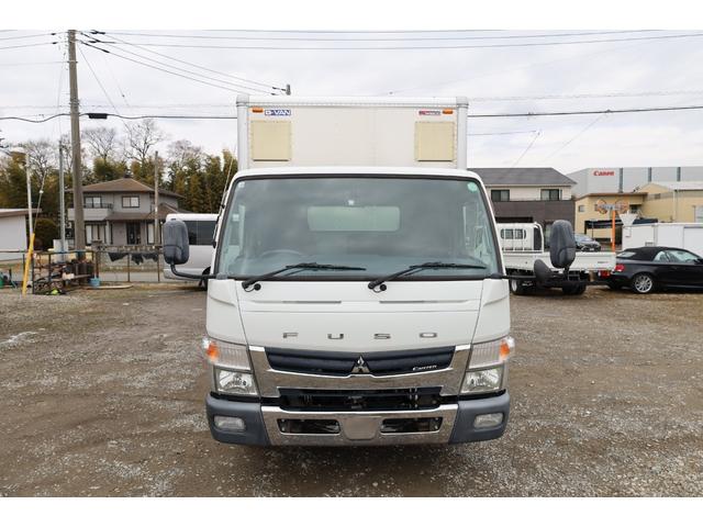 キャンター 　ワイドロング　カスタム　サイドドア　メッキ（グリル、フロントバンパー）　キーレス　積載２トン　パブコ　５７６Ｎ８５８７　Ｒ扉シャッター　Ｓ扉スライド　ラッシング３段　床木製（5枚目）