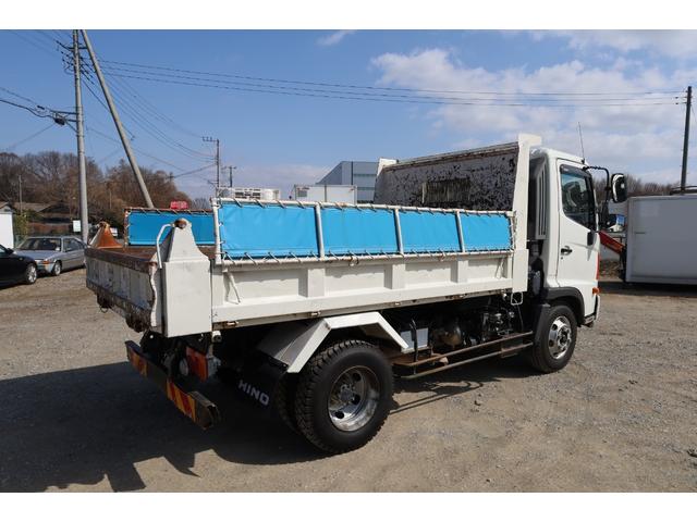 ヒノレンジャー 強化ダンプ 210馬力 ETC 6MT 積載3.7トン 新明和 DR4-0003SY S60601858 3方開 手動コボレーン(3枚目)