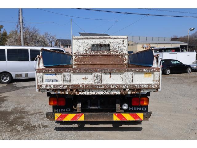 ヒノレンジャー 強化ダンプ 210馬力 ETC 6MT 積載3.7トン 新明和 DR4-0003SY S60601858 3方開 手動コボレーン(7枚目)
