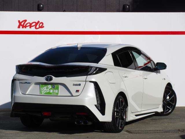 プリウスPHV S GRスポーツ ガナドールマフラー KENWOOD9インチナビ AppleCarPlay・AndroidAuto HDMI ミラーリング DVD再生 Bluetooth バックカメラ モデリスタサイドエアロ ETC(5枚目)