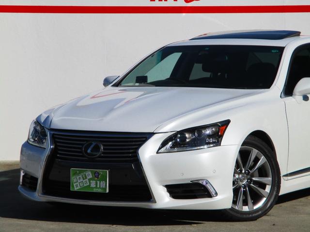 LS LS460 バージョンU Iパッケージ 後期仕様 サンルーフ 黒革シート シートヒーター&クーラー アルカンターラルーフライニング エアサスコントローラー LEDヘッドライト 純正ナビTV バックカメラ ETC リアサンシェード 当店買取車(2枚目)