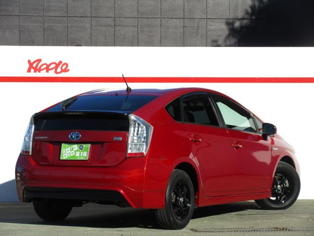 プリウス S 前後後期バンパー モデリスタエアロパーツ ETC フロントドラレコ 純正ナビ ワンセグTV DVD再生 オートライト 15インチアルミホイール タイミングチェーン(5枚目)