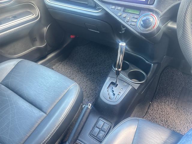 アクア Gブラックソフトレザーセレクション ダウンサス、カロッツェリア スピーカー、Bluetooth、社外ステアリング、灯火類フルLED仕様、ETC、バックカメラ(4枚目)