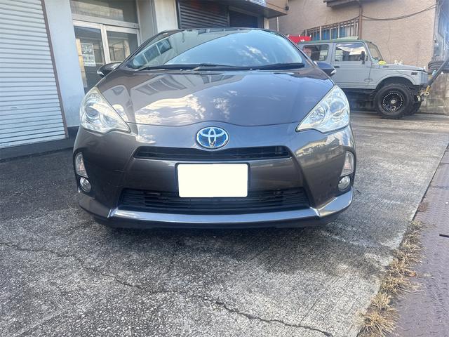 アクア Gブラックソフトレザーセレクション ダウンサス、カロッツェリア スピーカー、Bluetooth、社外ステアリング、灯火類フルLED仕様、ETC、バックカメラ(8枚目)