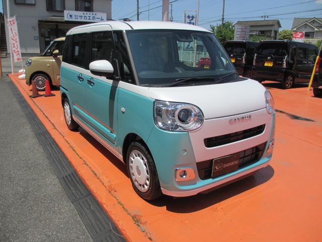 ムーヴキャンバス ストライプスGターボ パノラマモニター・10インチ純正ナビ・ナビ連動ドラレコ(前後)装備!!(4枚目)